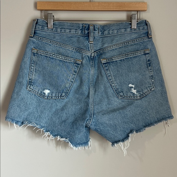 AGOLDE Parker LONG Shorts Women's Size 27 Button Up Fly - Picture 3 of 8